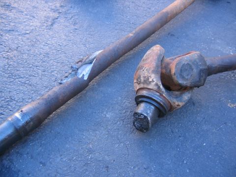 1979 Ford Bronco - This is what I did to my stock 35 spline inner and 30 spline outer shafts on my d60..... EW....