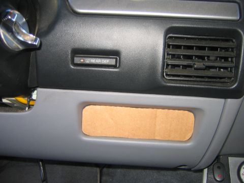 1995 Ford Bronco - In traditional Ben mannor, start with a cardboard template