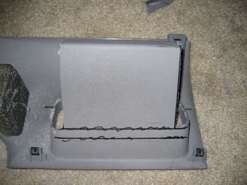 1995 Ford Bronco - Both sides off, now you have a good place to glue things to.