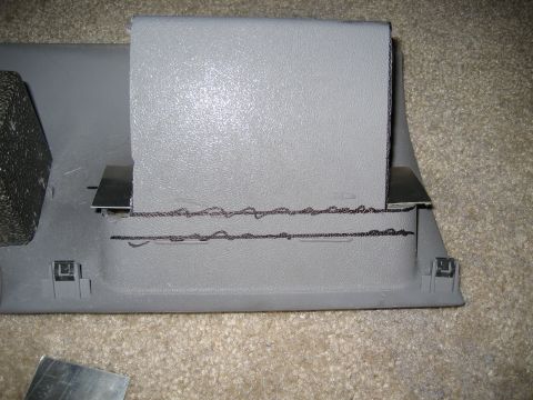 1995 Ford Bronco - Rough fit, I made a boo boo on the left. It wont matter latter.
