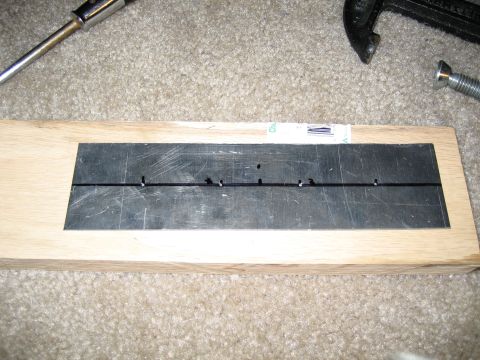 1995 Ford Bronco - Measure and then center punch the holes for thw switches.