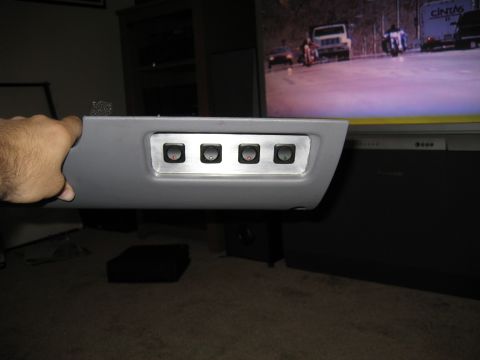 1995 Ford Bronco - All glued up, little bit of extra...but that can be scraped off pretty easy. Yes I was watching American Chopper
