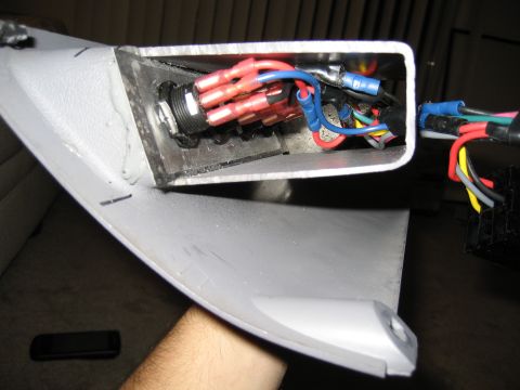1995 Ford Bronco - Pic with the wires, I re-did the wiring after this pic so I could eliminate some of the connectors.