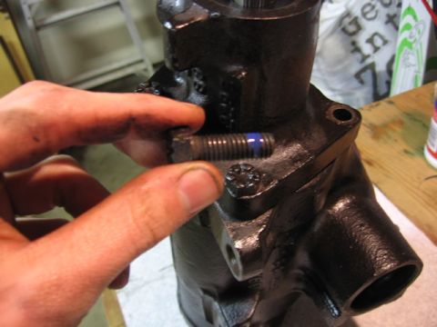 1989 Ford Bronco - A little thread lock for the bolts that will not be touching the power steering fluid.