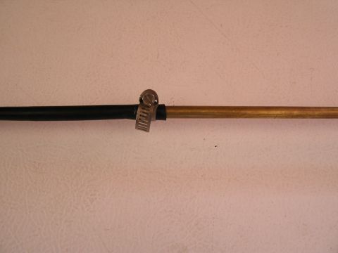 1989 Ford Bronco - Gas Line Repair - Hose and tube together, Hose clamp added for sound of mind