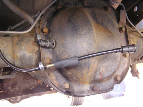 1989 Ford Bronco - Gas Line Repair - finished product (with an extra plastic covering