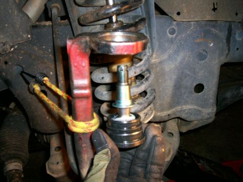 1993 Ford Bronco - Prepping new bj to be pressed into upper ca