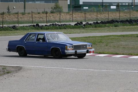1984 Ford LTD Crown Victoria - turn 10 at Race City