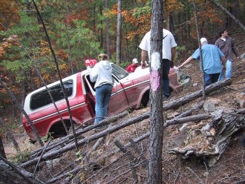 1995 Ford Bronco - Don's carnage