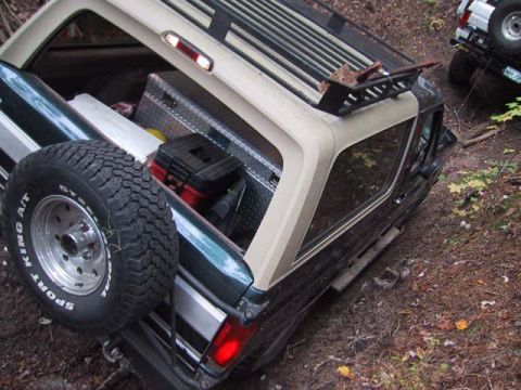1995 Ford Bronco - Me sitting a little bit off camber.