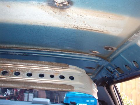 1999 Ford Crown Victoria - Fortunately, the bows are easier to remove than I expected. The foam isn't adhered to the roof except in a few small spots. They're only he…