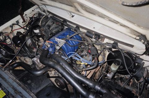 1989 Ford Bronco - blu 302!