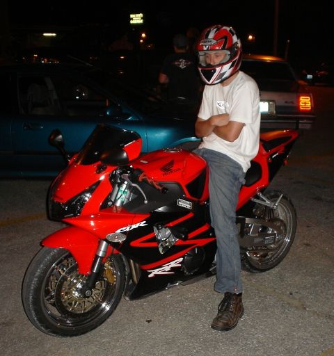 2006 Ford E350 - Jeremy VanLou and his CBR RR.