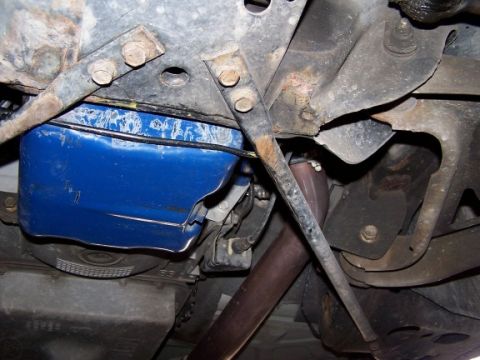 2000 Ford Crown Victoria - Marauder oilpan/frame interference; pre-03 panther frame