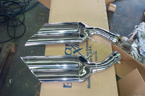 2000 Ford Mustang - Bassani side exit tips