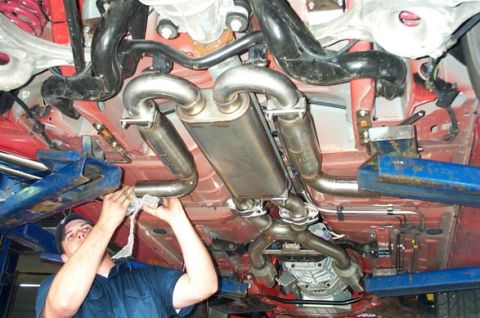 2000 Ford Mustang - Bassani CAT-back exhaust