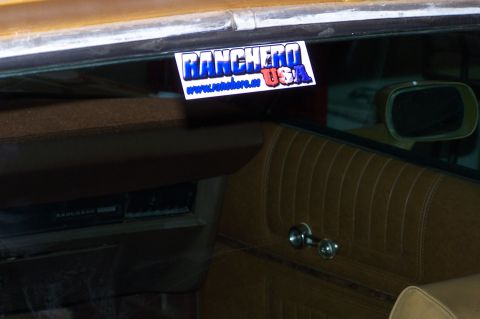 1973 Ford Ranchero - ranchero.us window sticker. get yours today.