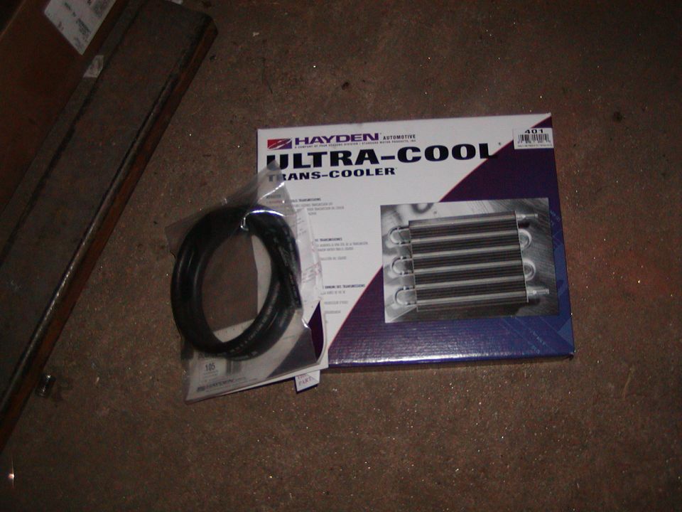 Hayden Ultra-Cool transmission cooler kit with hoses, still in packaging