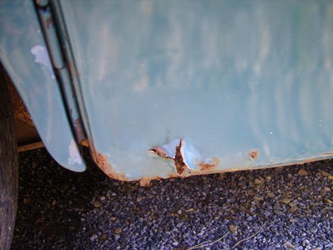 1971 Mercury Marquis - Passenger Side quarter panel - rust starting