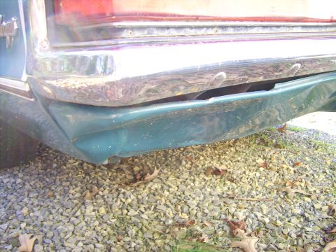 1971 Mercury Marquis - Rear Valance Damage