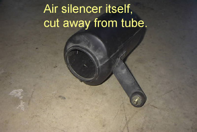 1999 Ford Taurus - Air silencer itself, cut away from tube. The registry label may be incorrect.