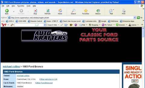 1983 Ford Bronco - error