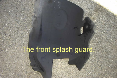 1999 Ford Taurus - This is a front splash guard, not a 1999 Ford Taurus.