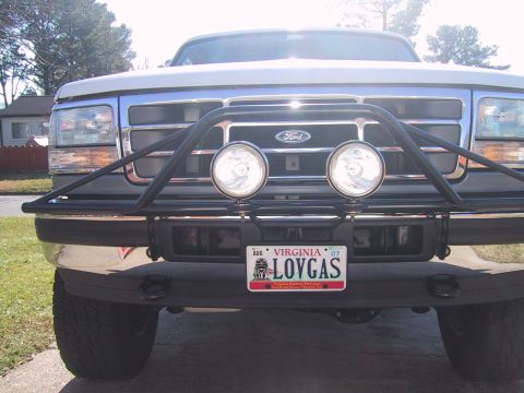 1994 Ford Bronco - The grille and headlight design indicate this is a 1995 Ford F-Series truck, not a 1994 Bronco.