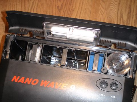 1993 Ford C-350 (Centurion Conversions) - This is an aquarium filter unit, not a vehicle. It has a built-in light and visible filter media compartments.