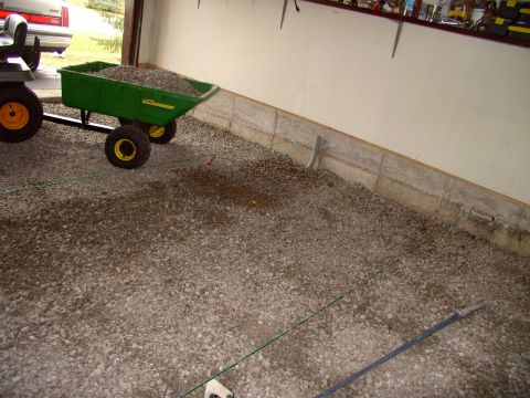 1986 Ford Bronco - There ! buried and ready for styrofoam.