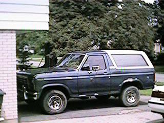 1986 Ford Bronco - got it home