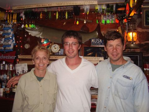 1996 Ford F-150 - Brenda and John Dettloff, and Myself. He is the resort owner, and a world reknowned musky fisherman, check out his books!!