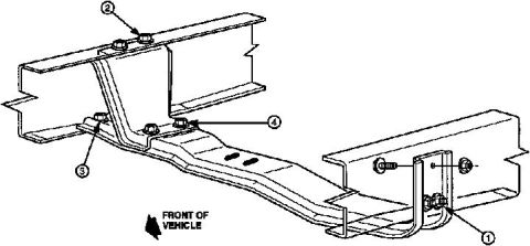 1983 Ford Bronco - a. Slide the bolt and washer into the "window" opening on the outside of the frame siderail, and insert it into the newly-reamed…
