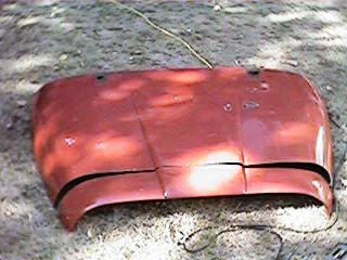 1986 Ford Bronco - This is the heep hood I got to cut for my floor repair