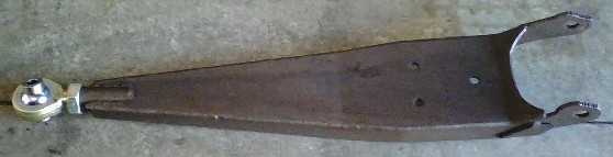 Control arm with heim joint