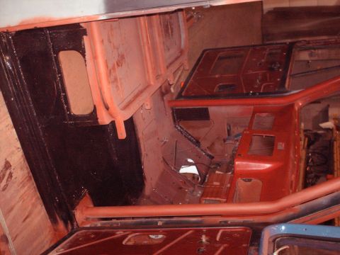 1948 Chevrolet C/K Pickup - New floors, cab corners, rocker panels, and custom-built rollcage. Its shaping up,--slowly.