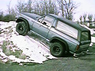 1986 Ford Bronco - This is with the bumper on the ground