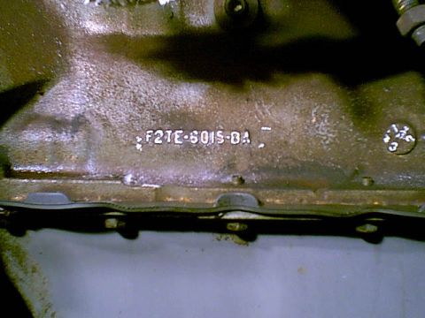 1983 Ford Bronco - here is the block casting number