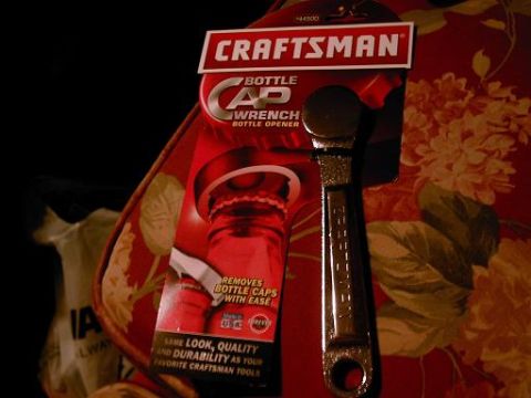 1986 Ford Bronco - Craftsman bottle cap wrench bottle opener tool in its original packaging.