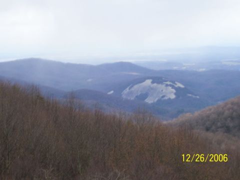 1993 Ford Bronco - A scenic view of mountains and a prominent rock outcrop, captured on December 26, 2006.