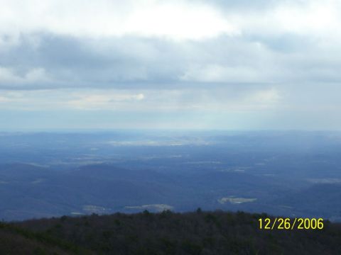 1993 Ford Bronco - Expansive mountain vista under a cloudy sky, dated December 26, 2006.