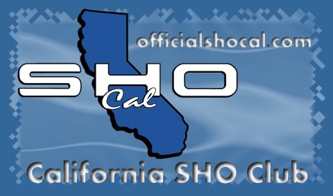 1993 Ford Taurus - Logo for the California SHO Club, the state outline and "SHO Cal" text.