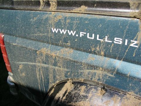 1986 Ford Bronco - Little battle scar coming through a tight spot