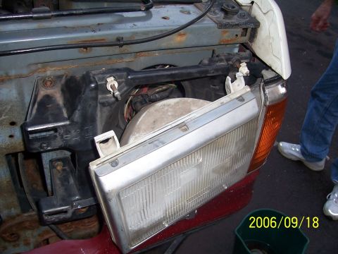 1990 Ford Bronco - post accident damage