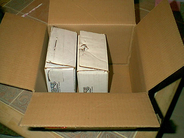 inside the big box was 2 smaller boxes.