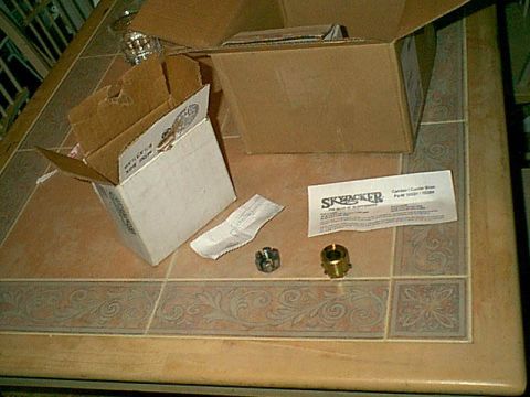 1983 Ford Bronco - here is one kit open 1 kit = 1 nut and 1 adjustable camber bushing
