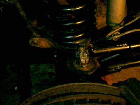 1983 Ford Bronco - here is the new driver bushing installed.