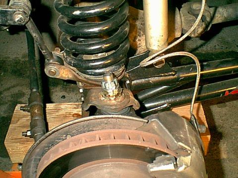 1983 Ford Bronco - Here is the new bushing after the front alignment. what a difference.
