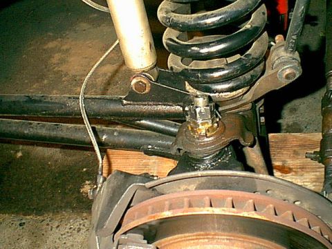 1983 Ford Bronco - Here is the pass side after the front end alignment