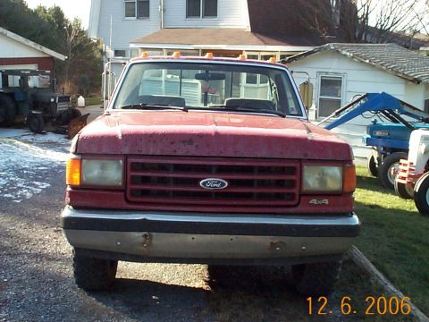 1989 Ford F-150 - west coast mirrors off of a '70 F-100 my dad had when I was a kid